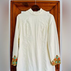 1960s Vintage Beaded Sheath Dress